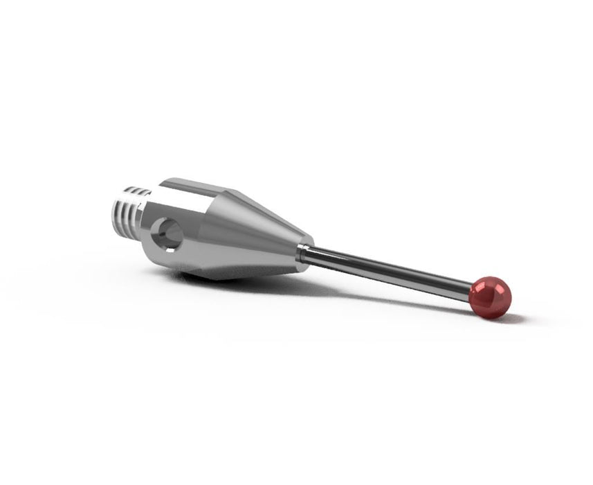 SM3 X25 020 RCA - Straight M3 XXT CMM Stylus 2.5mm Ruby Ball, 20mm Tungsten Carbide Stem, EWL 11mm